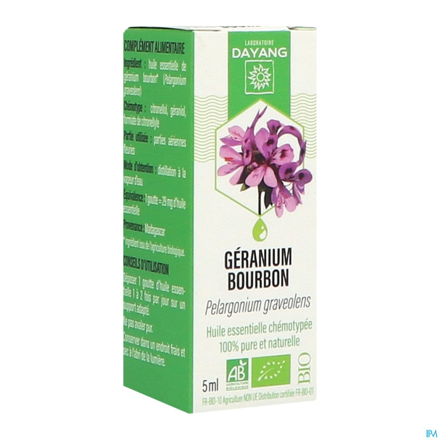 DAYANG GERANIUM BOURBON HE BIO 5ML — Pharmacie Boulogne Print