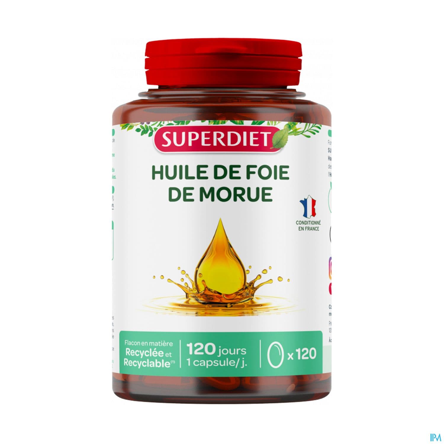 Superdiet Huile De Foie De Morue Capsule 120 — Pharmacie du Médoc