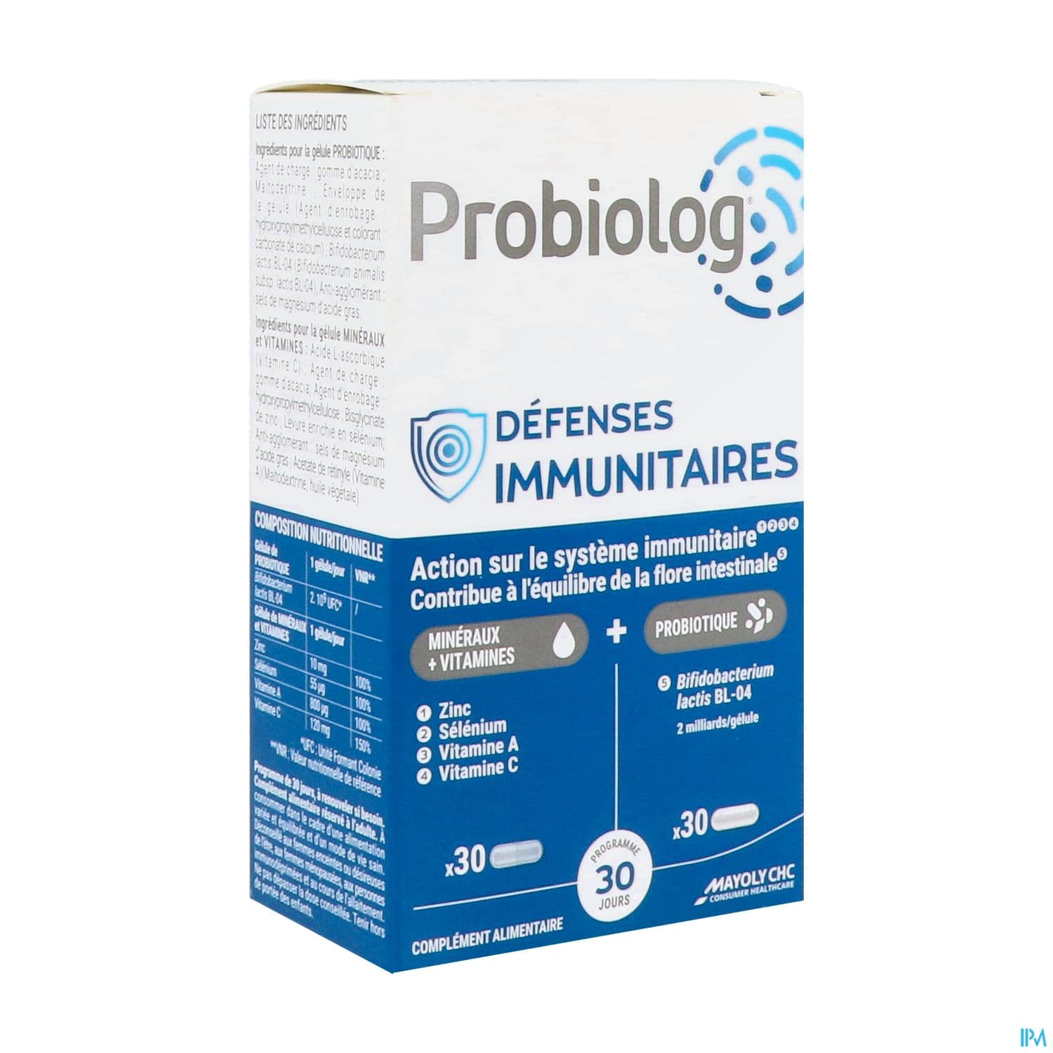 PROBIOLOG DEF IMMUN GELUL 30+30 — Pharmacie Comedie