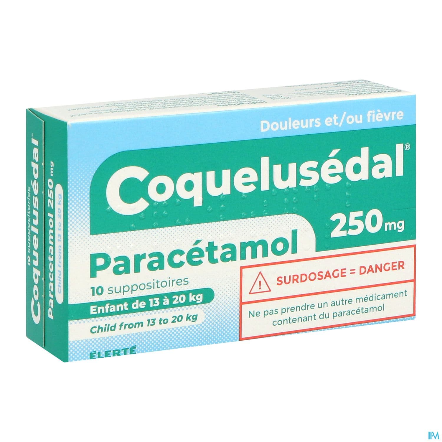 COQUELUSEDAL PARACET 250MG SUP 10 — Pharmacie de Paris - Porte de Champerret