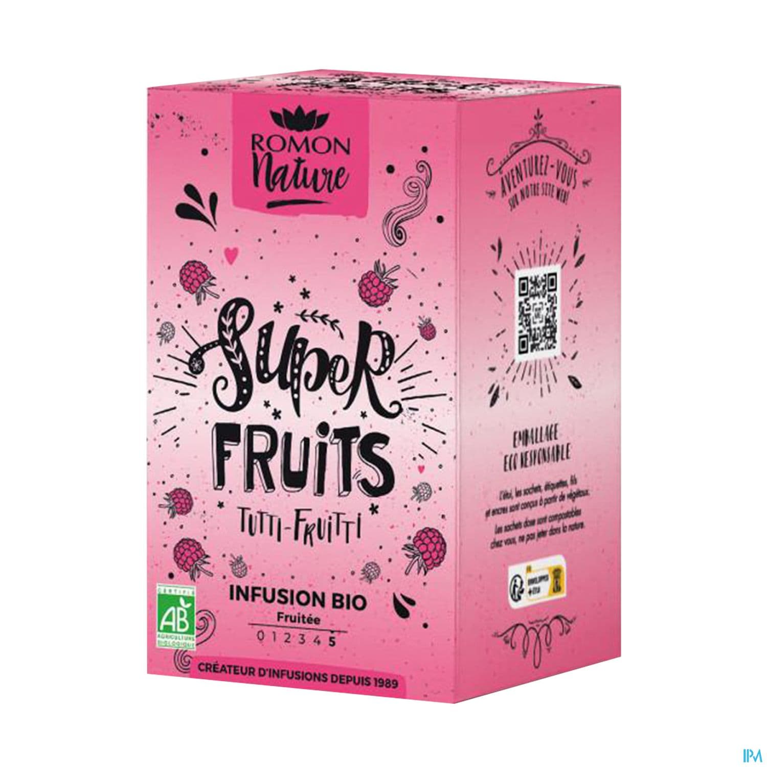 Romon Nature Tisane Plaisir Super Fruits Bio Infusette 1g8 16 — Pharmacie Malartic
