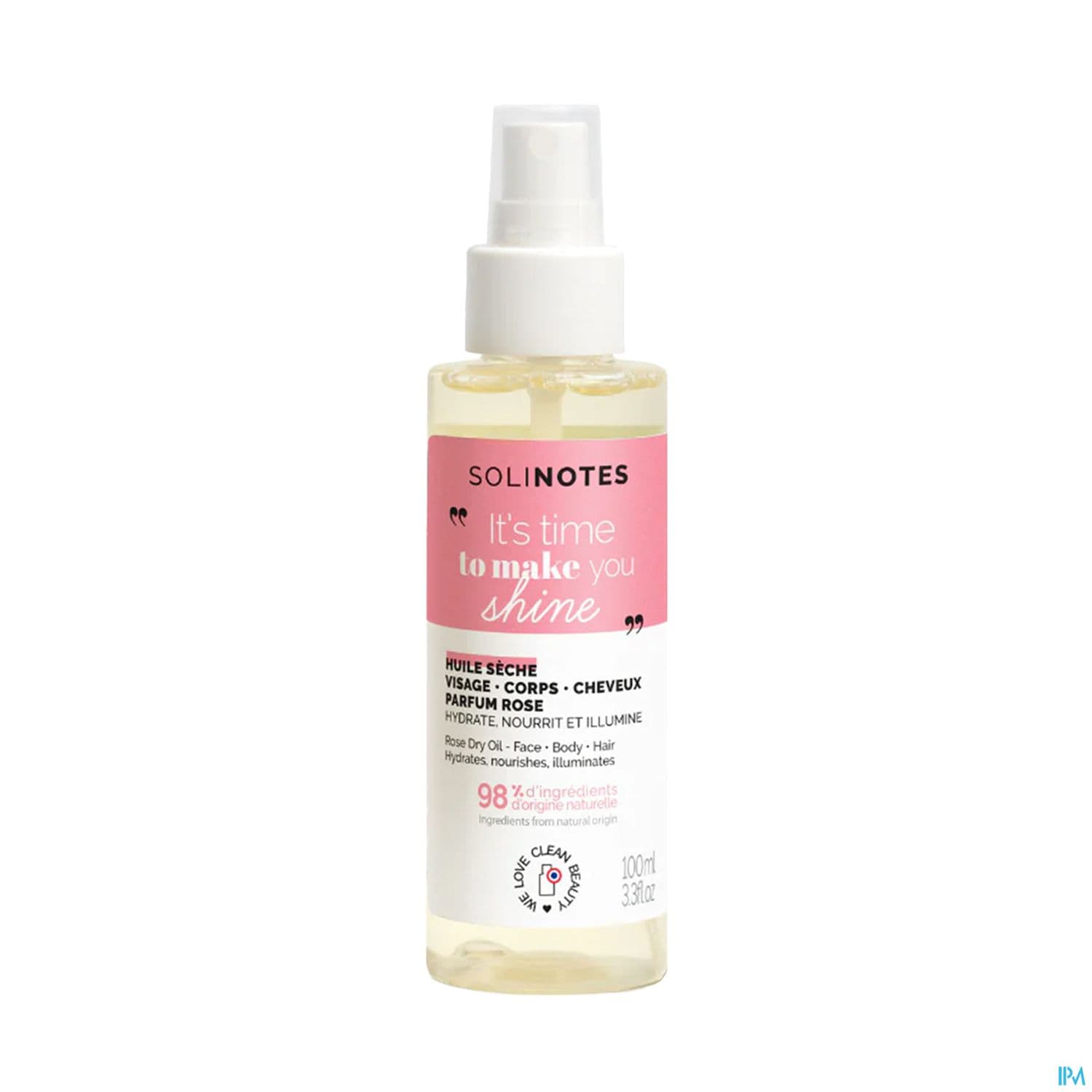 Solinotes Huile Seche Rose 100ml — Pharmacie Lafayette des Clairions