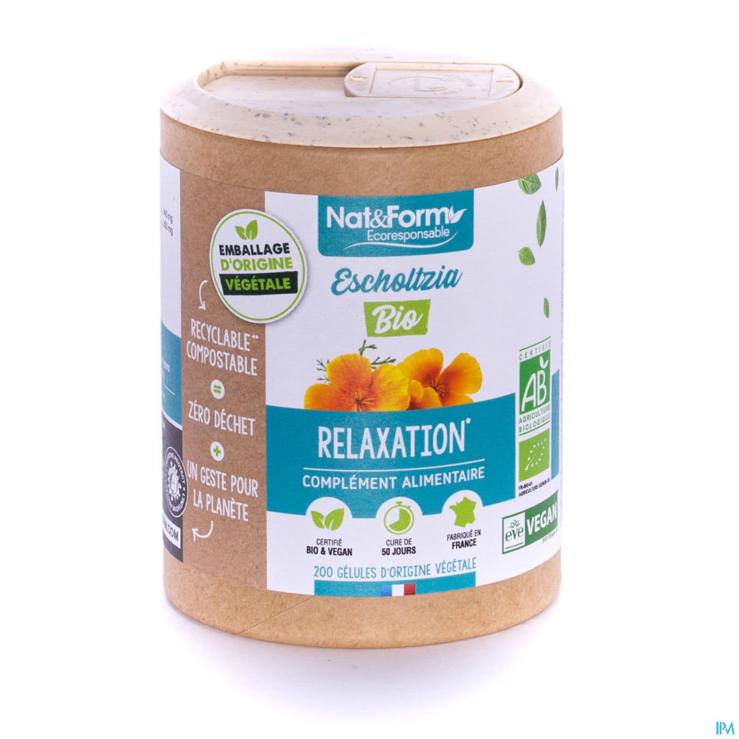 NAT&FORM ECO ESCHOLT BIO GELVEG200 — Pharmacie Comedie