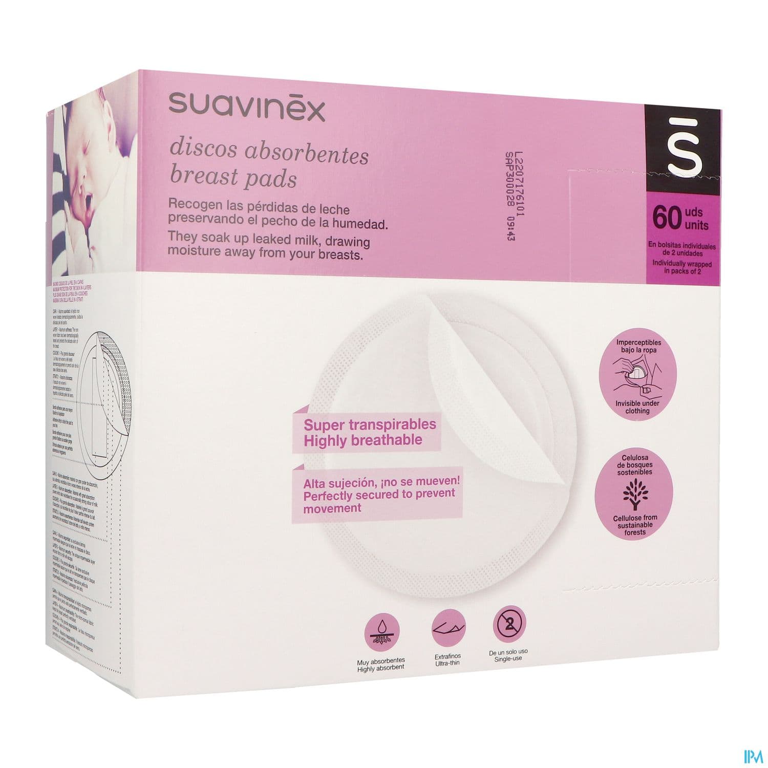 SUAVINEX COUSS ALLAITEMENT X60 — Pharmacie St Honoré - Amiens