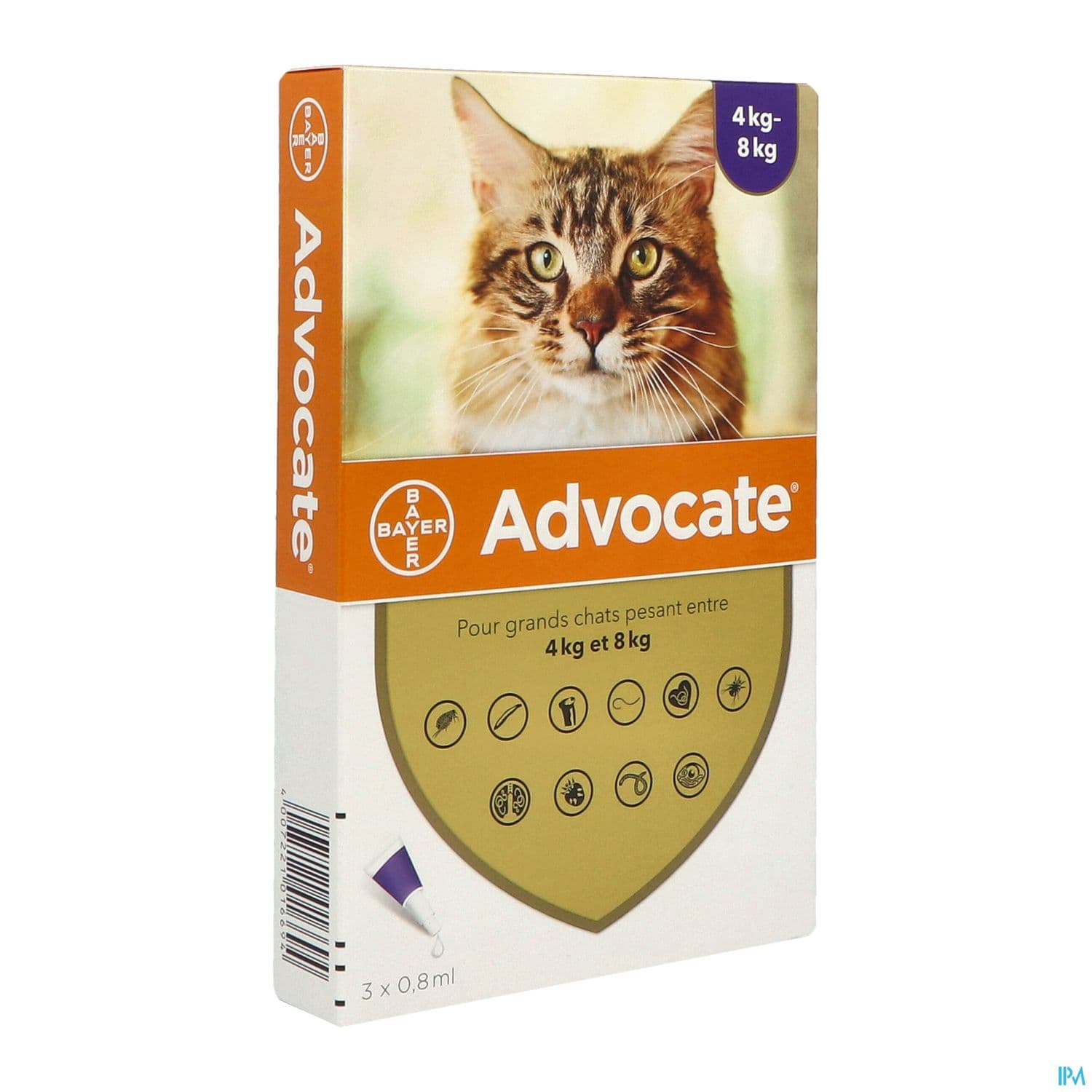 Advocate Chat Grand Spot On Solution 0ml8 X 3 — Pharmacie Cannes Riviera