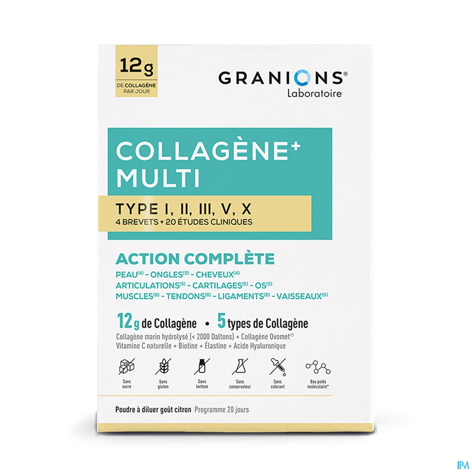GRANIONS COLLAGENE+ MULTI PDR 260G — Pharmacie Jeanne