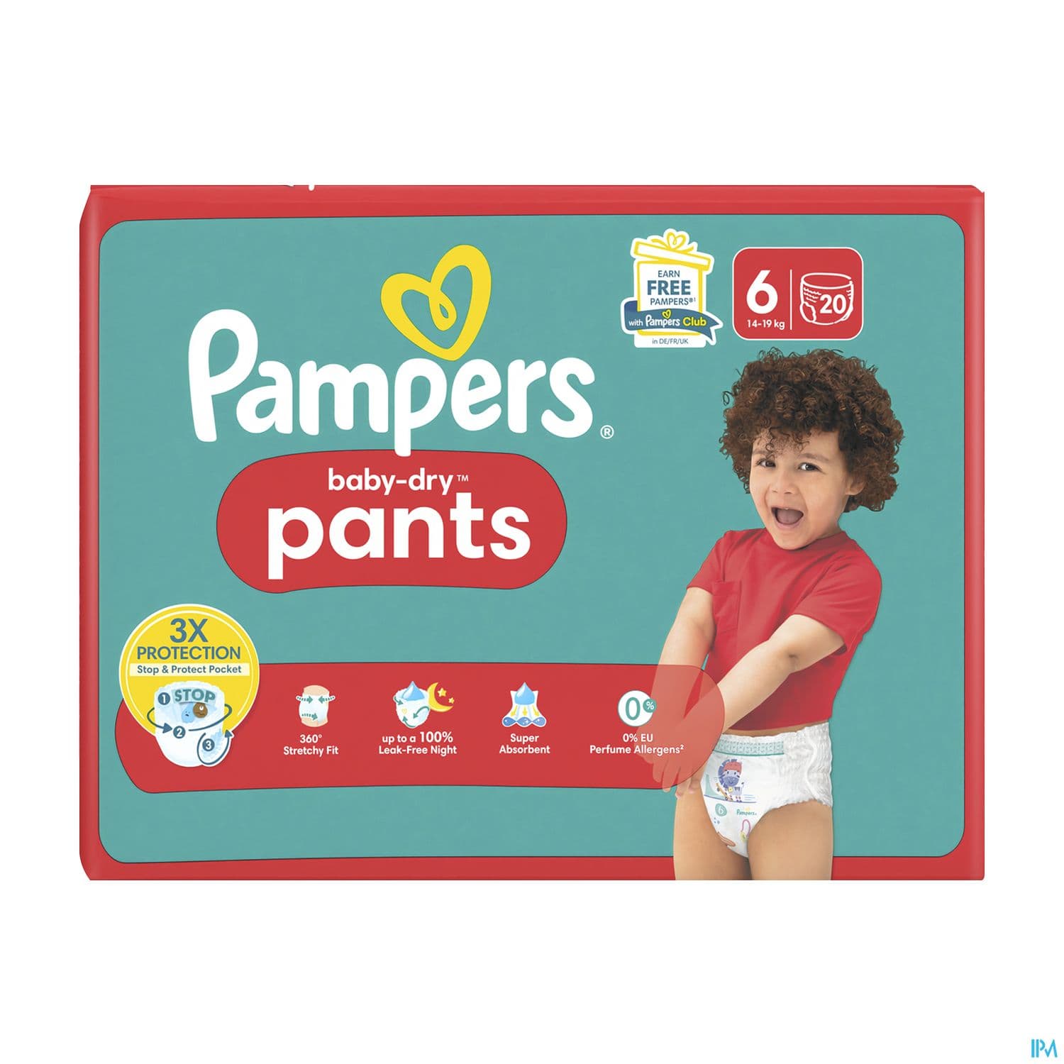 PAMPERS BABY DRY PANTS T6 20 — Pharmacie Centrale de la villette 93 - 24/24 (Pharmacie de garde)
