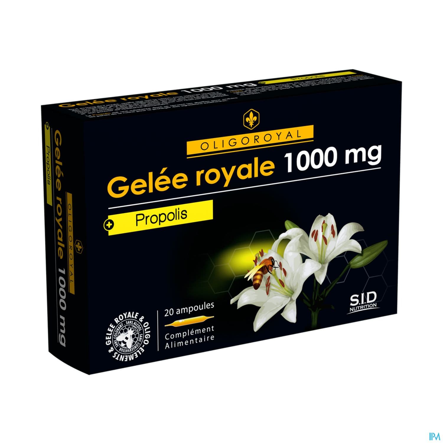 Sid Nutrition Oligoroyal Gel Roy 1000mg Propolis Ampoule 20 — Pharmacie Ammar