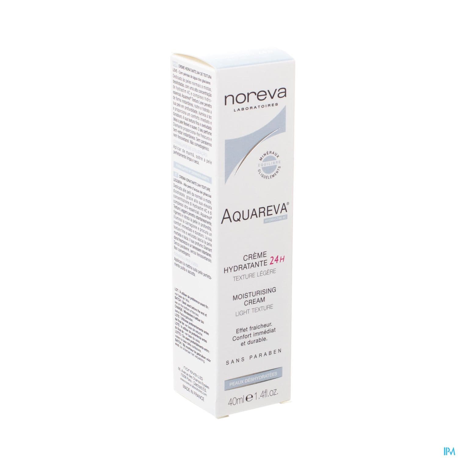 AQUAREVA HYDR CR LEGERE 24H 40ML — Pharmacie Lafayette Bordeaux