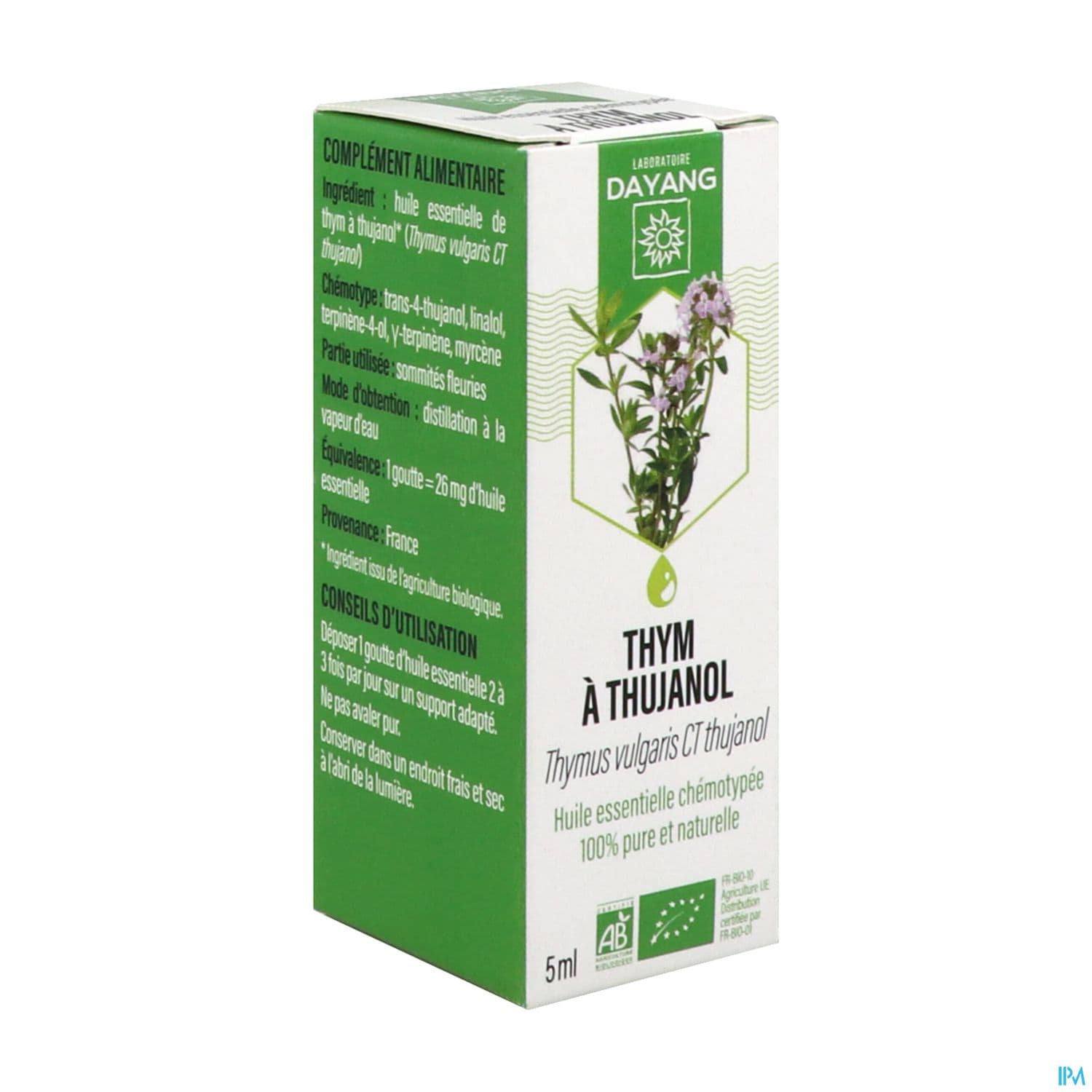 DAYANG HE BIO THYM THUJANOL 5ML — Pharmacie Boulogne Print
