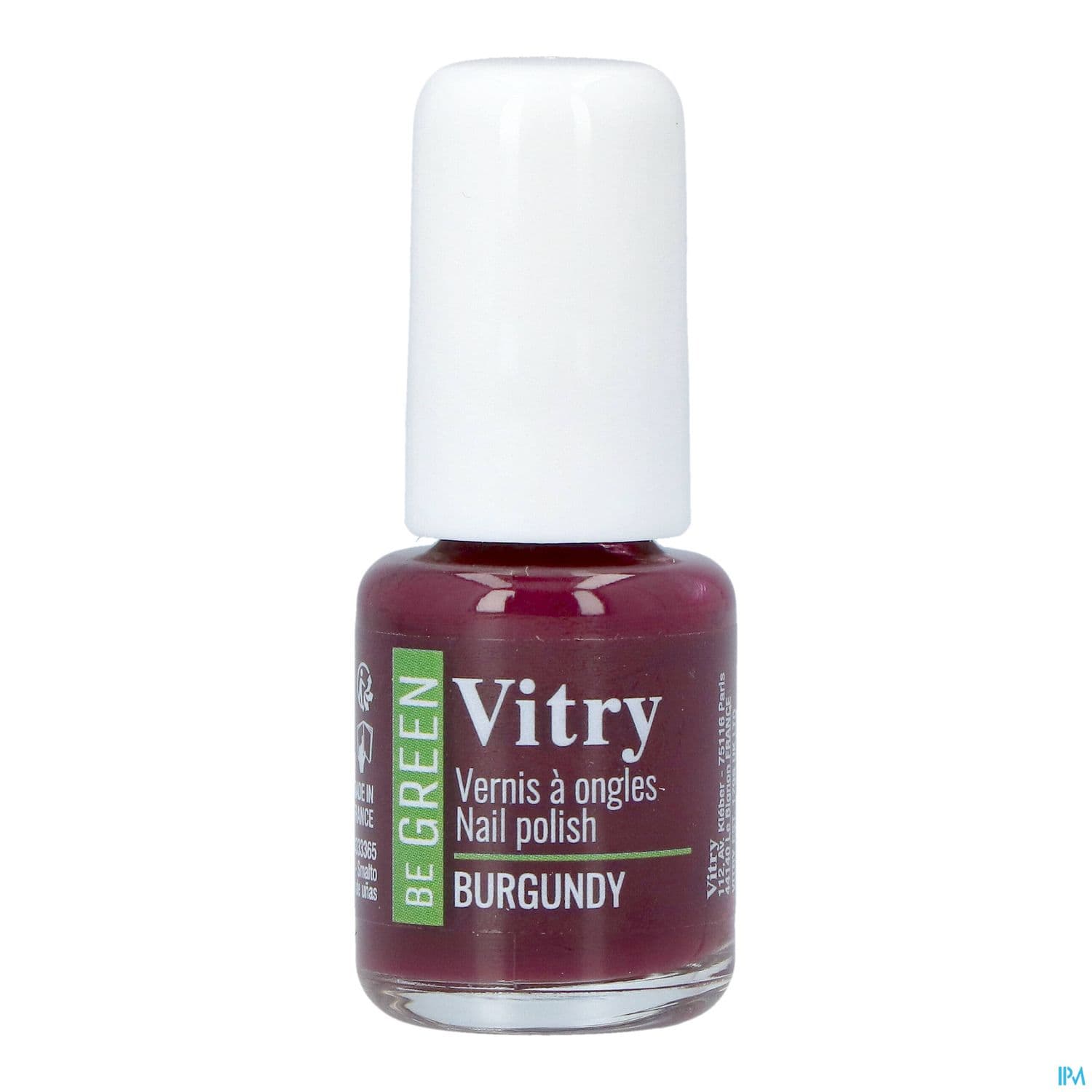 Vitry Be Green Vernis Ongles Burgundy 6ml — Pharmacie de Venoix