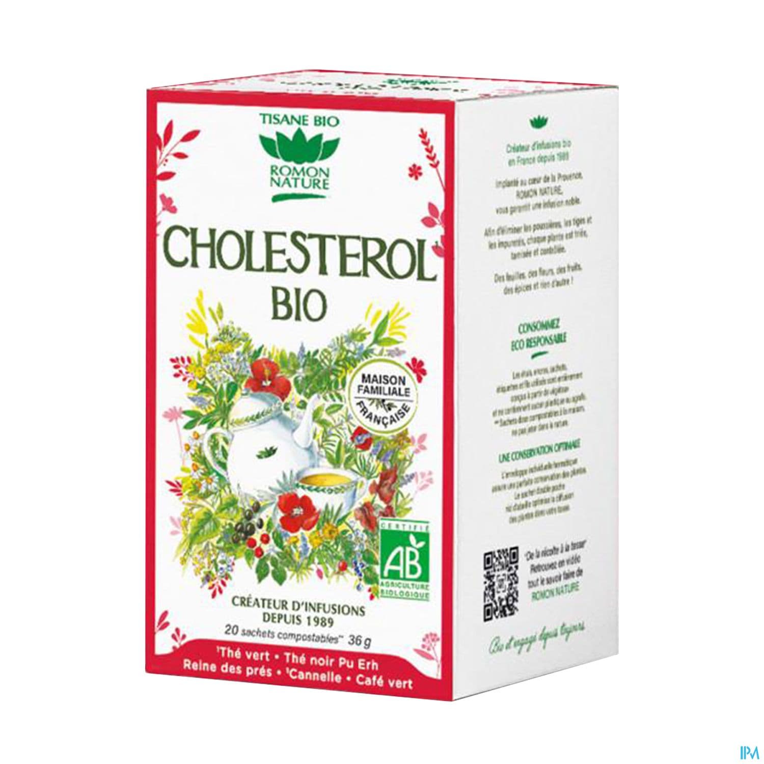 ROMON NATUR TIS BIO CHOLESTE SAC20 — Pharmacie SO OUEST