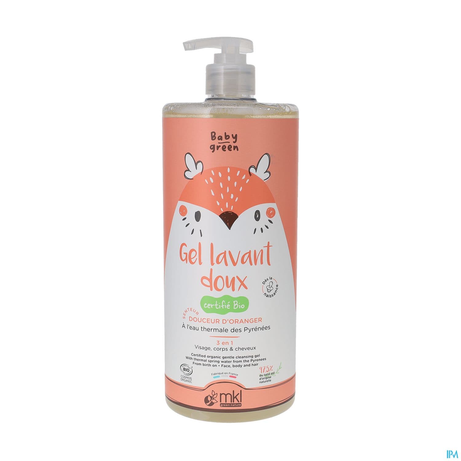 MKL BABY GREEN GEL LAV BIO 1L — Pharmacie Riviera