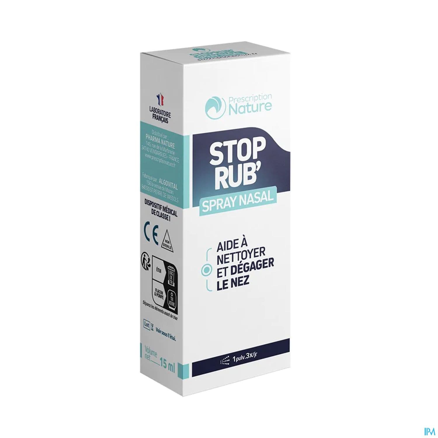 Prescription Nature Stop Rub Spray Nasal 15ml