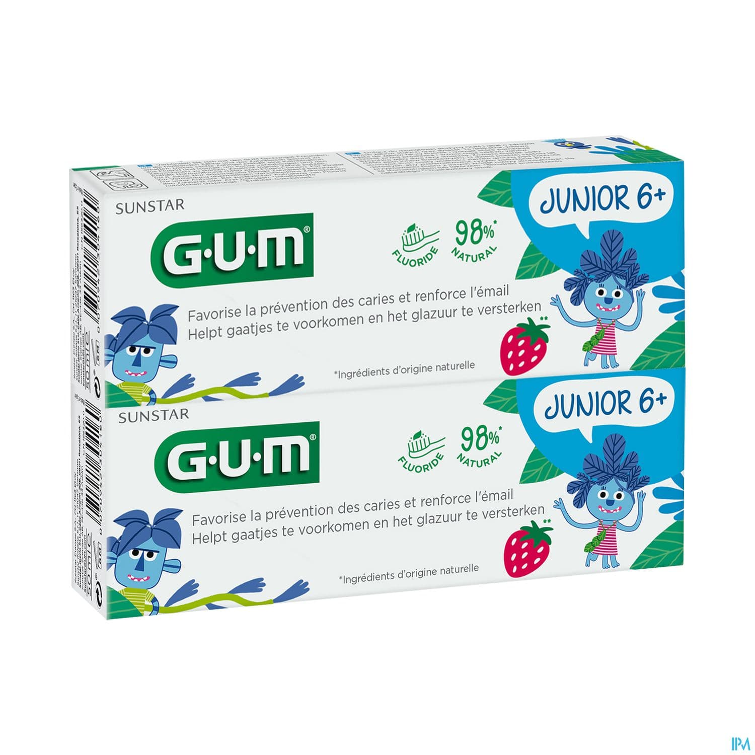 GUM DENT JUNIOR 7+ TUTTI FRUT50ML2 — Pharmacie Riviera