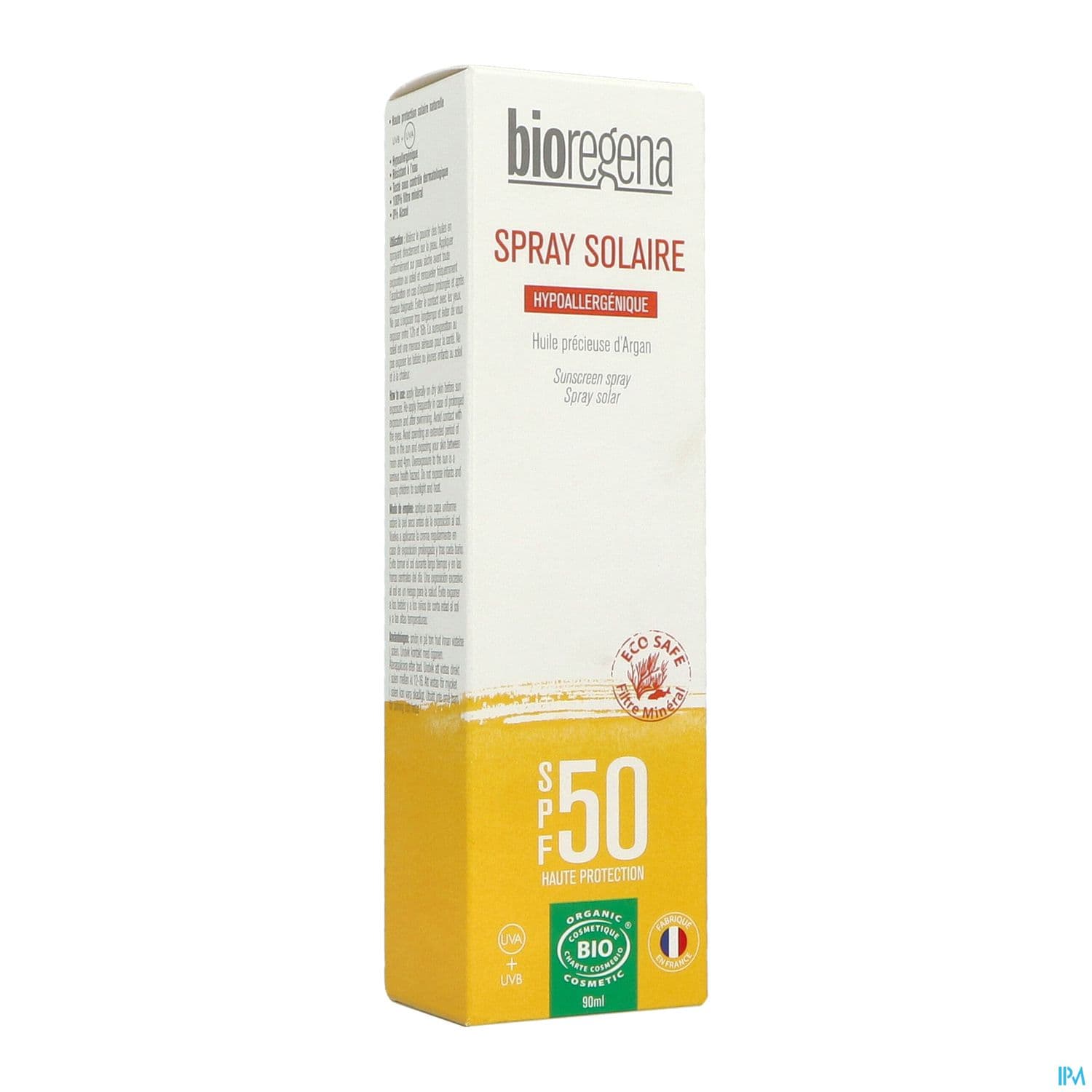 Bioregena Spray Solaire Spf50 Adulte Bio 90ml —  Pharmacie Carnot