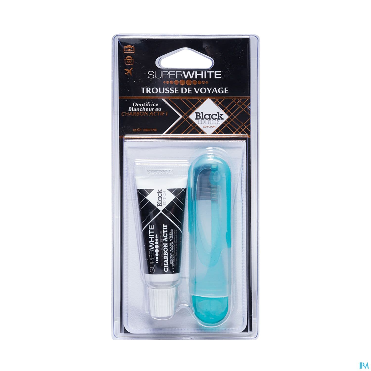 Superwhite Black Edition Dentifrice Charbon 15ml + Brosse A Dents — Pharmacie Du Lilas
