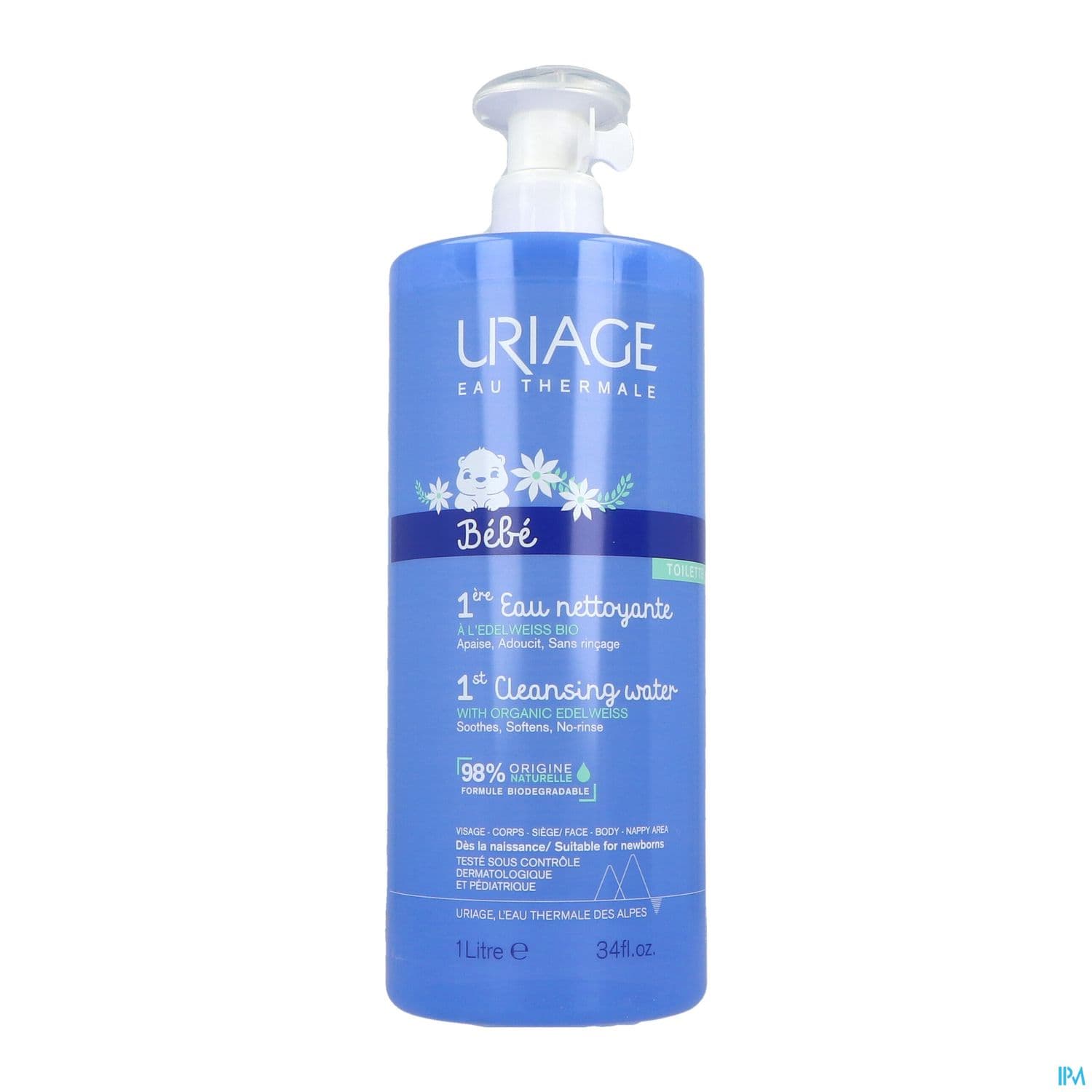 Uriage Bebe 1ere Eau Nettoyante 1l — Pharmacie de la Rocade - Annecy