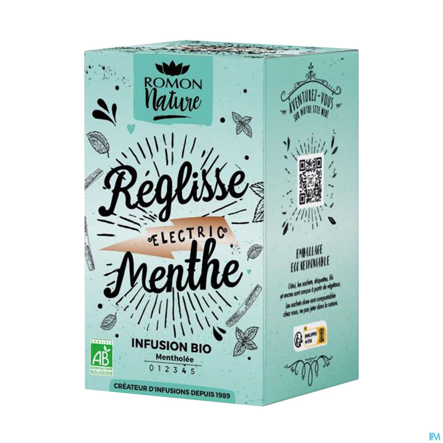 Romon Nature Tisane Plaisir Reglisse Menthe Bio Infusette 1g8 16 — Pharmacie SO OUEST