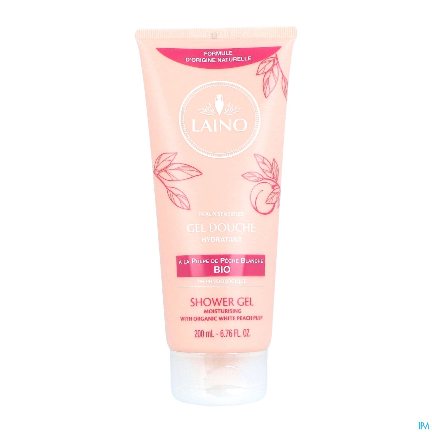 LAINO GEL DCH PULPE PECHE 200ML — Pharmacie du stade
