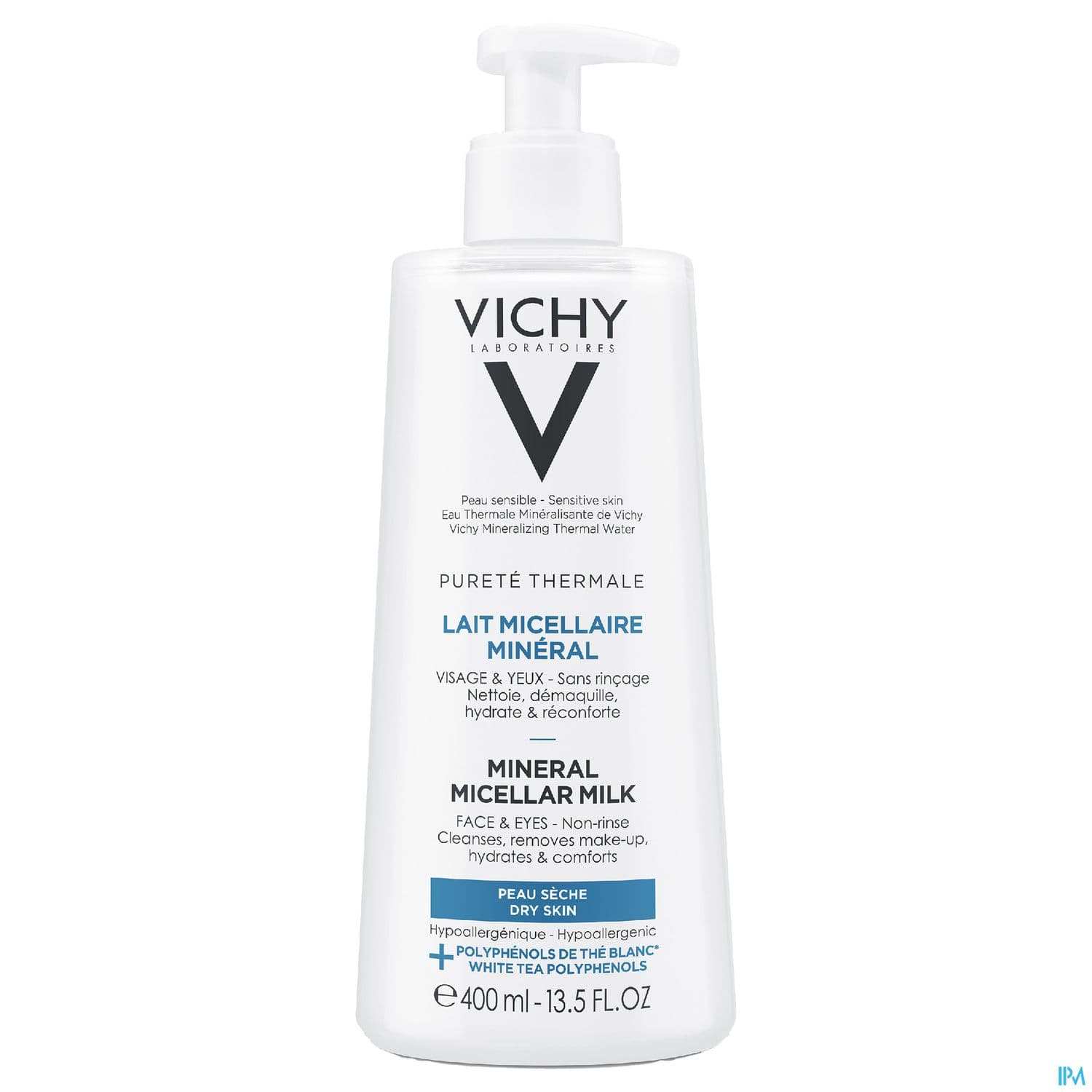 Vichy Pt Lait Micellaire Peau Seche 400ml — Pharmacie Pharmavance Rueil-Malmaison