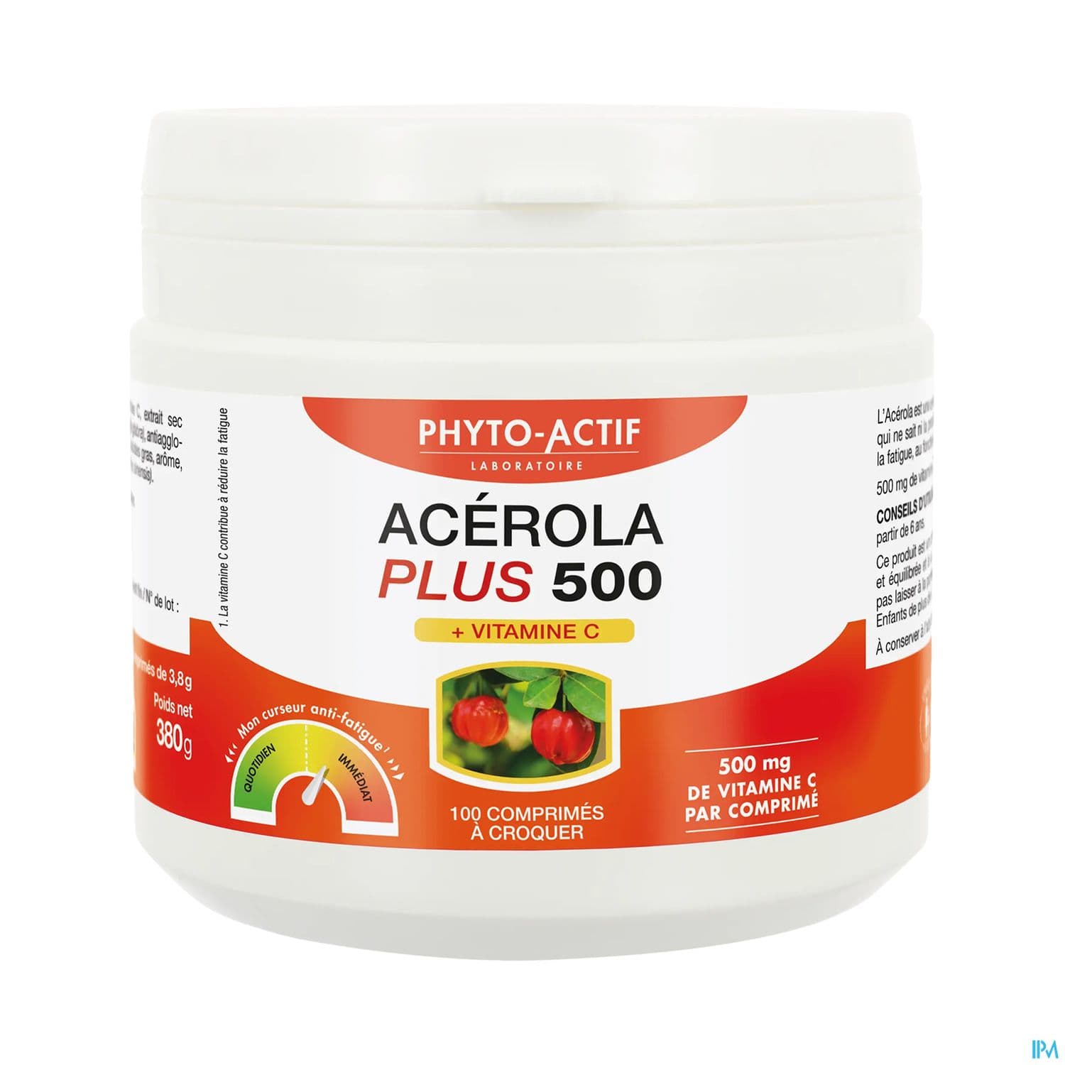 Phyto Actif Acerola Plus 500 Comprime 100 — Pharmacie Pharmavance Auteuil