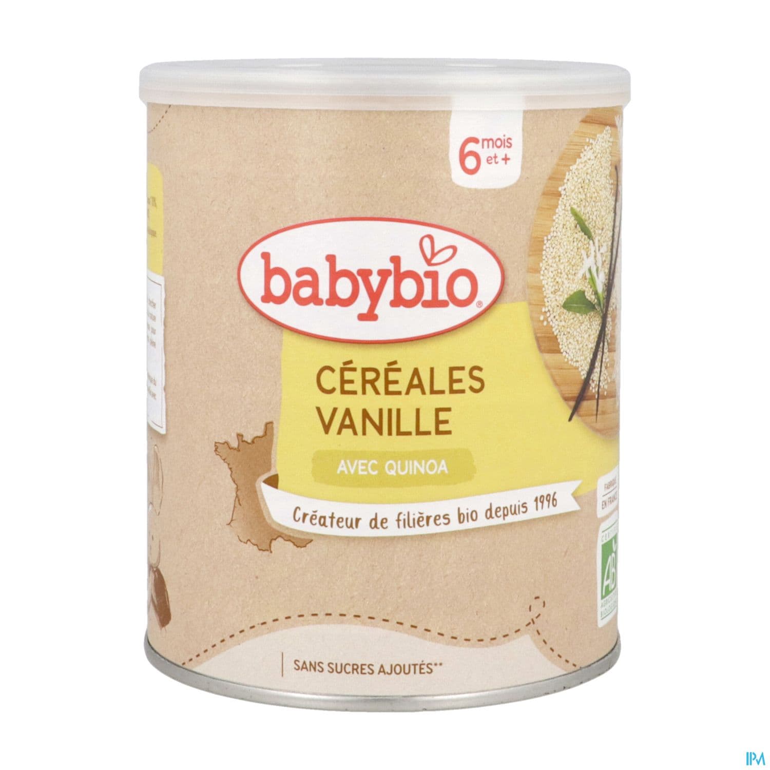 BABYBIO FAR CEREALES VANIL 220G — Pharmacie Lafayette Bordeaux