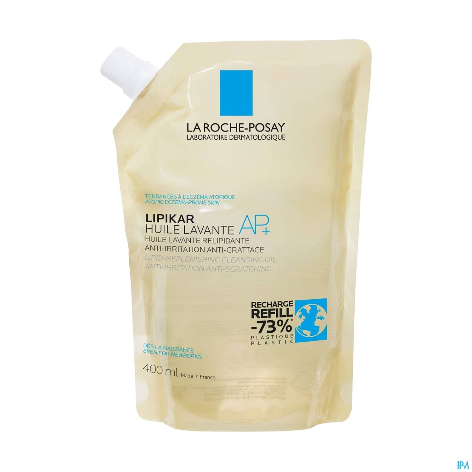LIPIKAR HLE LAVANTE AP+ RECH 400ML — Pharmacie Centrale Elsie
