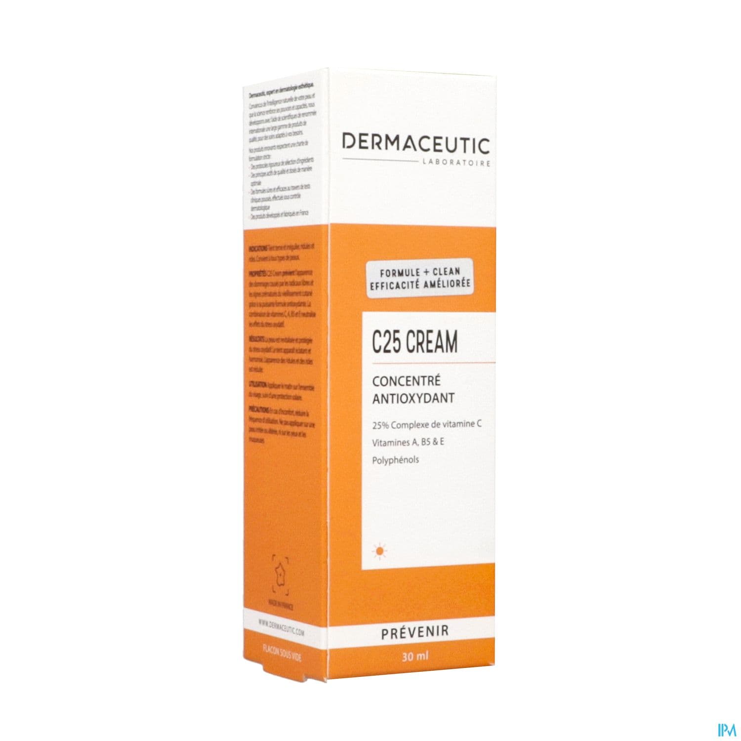 DERMACEUTIC CREME C25 30ML — Pharmacie Fellous
