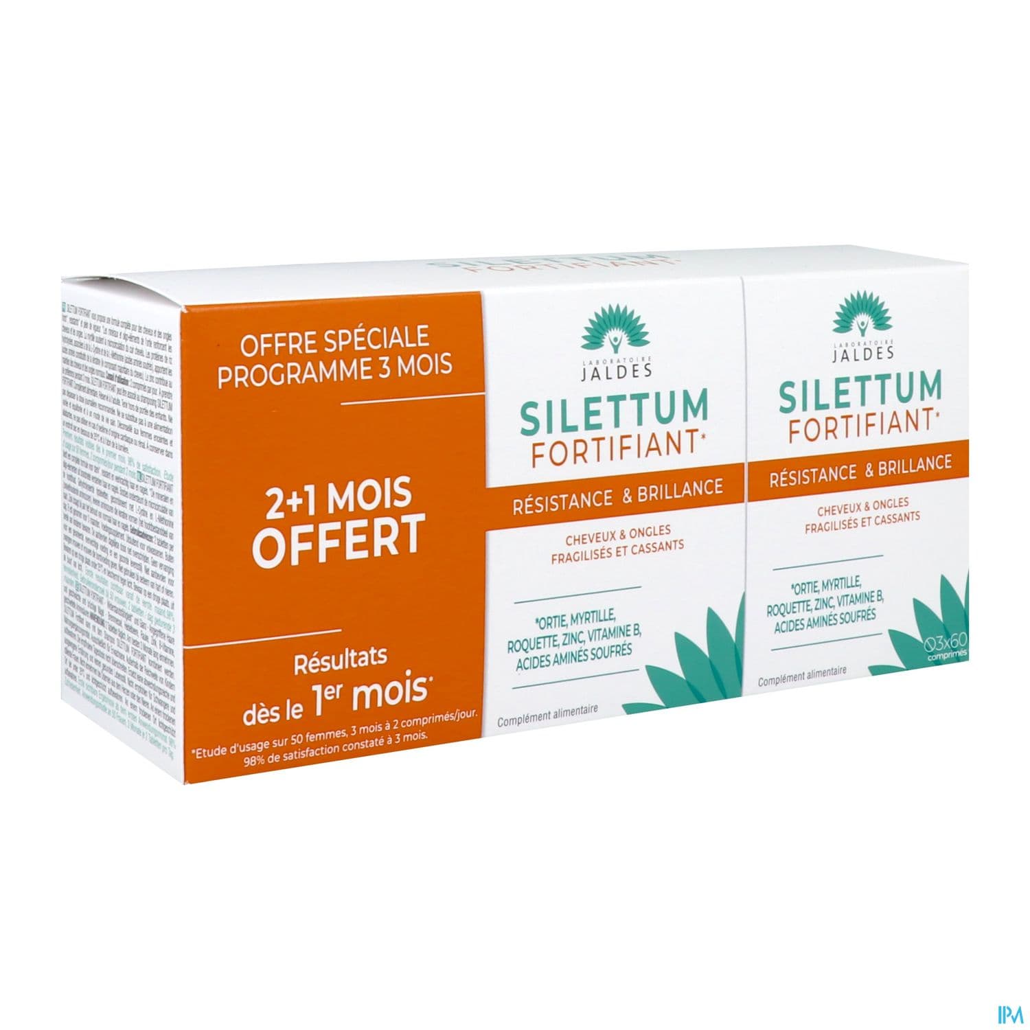 Jaldes Silettum Fortifiant Comprime 60 X2 + 60 Offert — Pharmacie Carnot