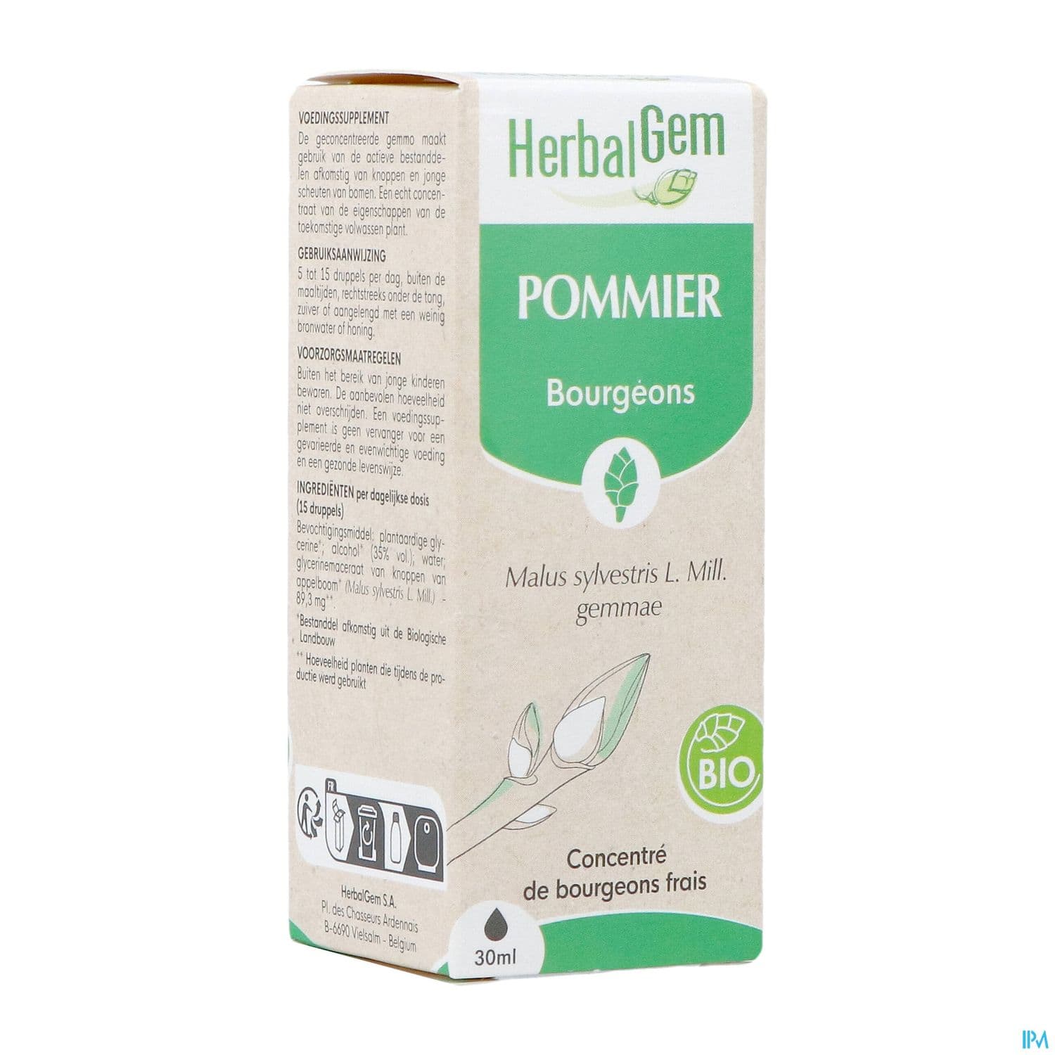 HERBALGEM MACER MER BIO POMMIE30ML — Pharmacie des Allées