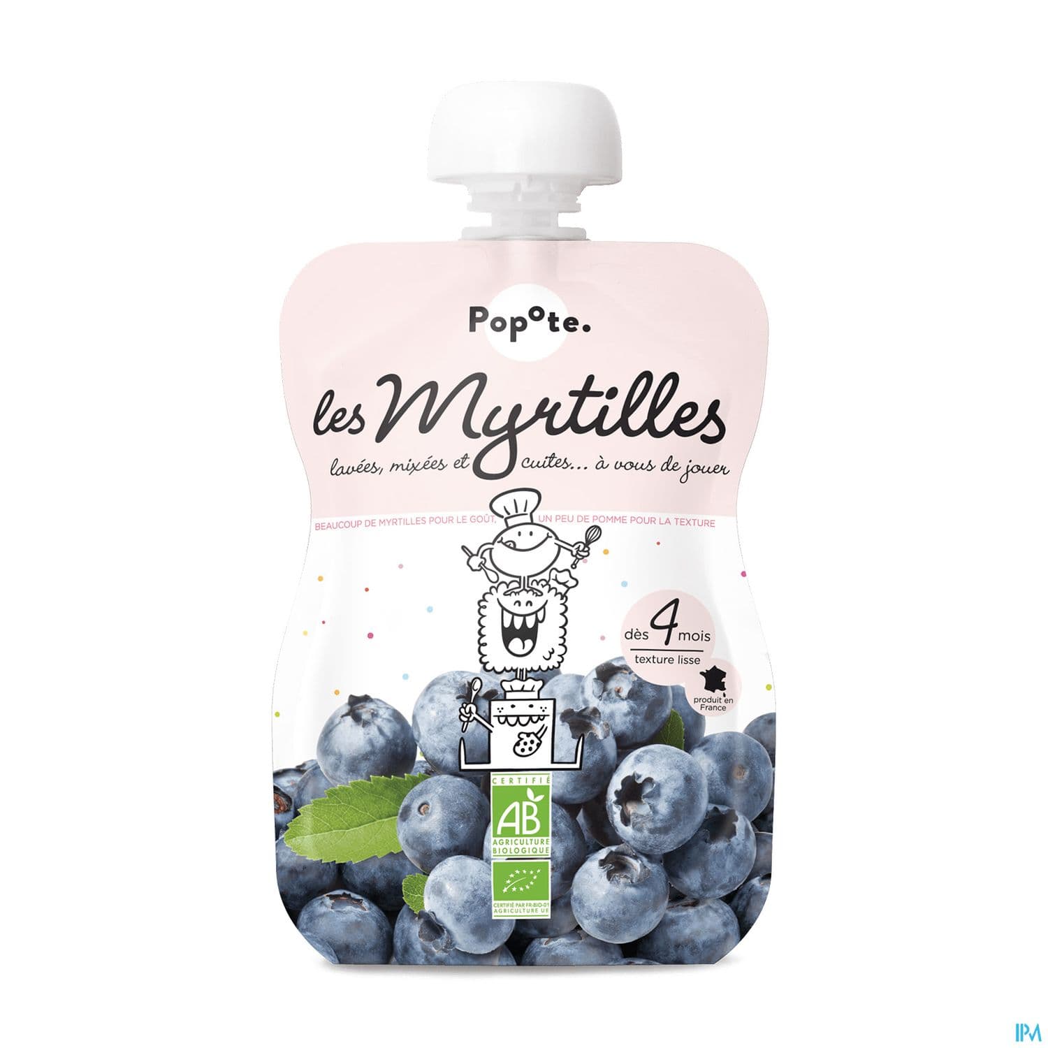 POPOTE COMPOTE MYRTILLE 120G — Pharmacie Boulogne Print