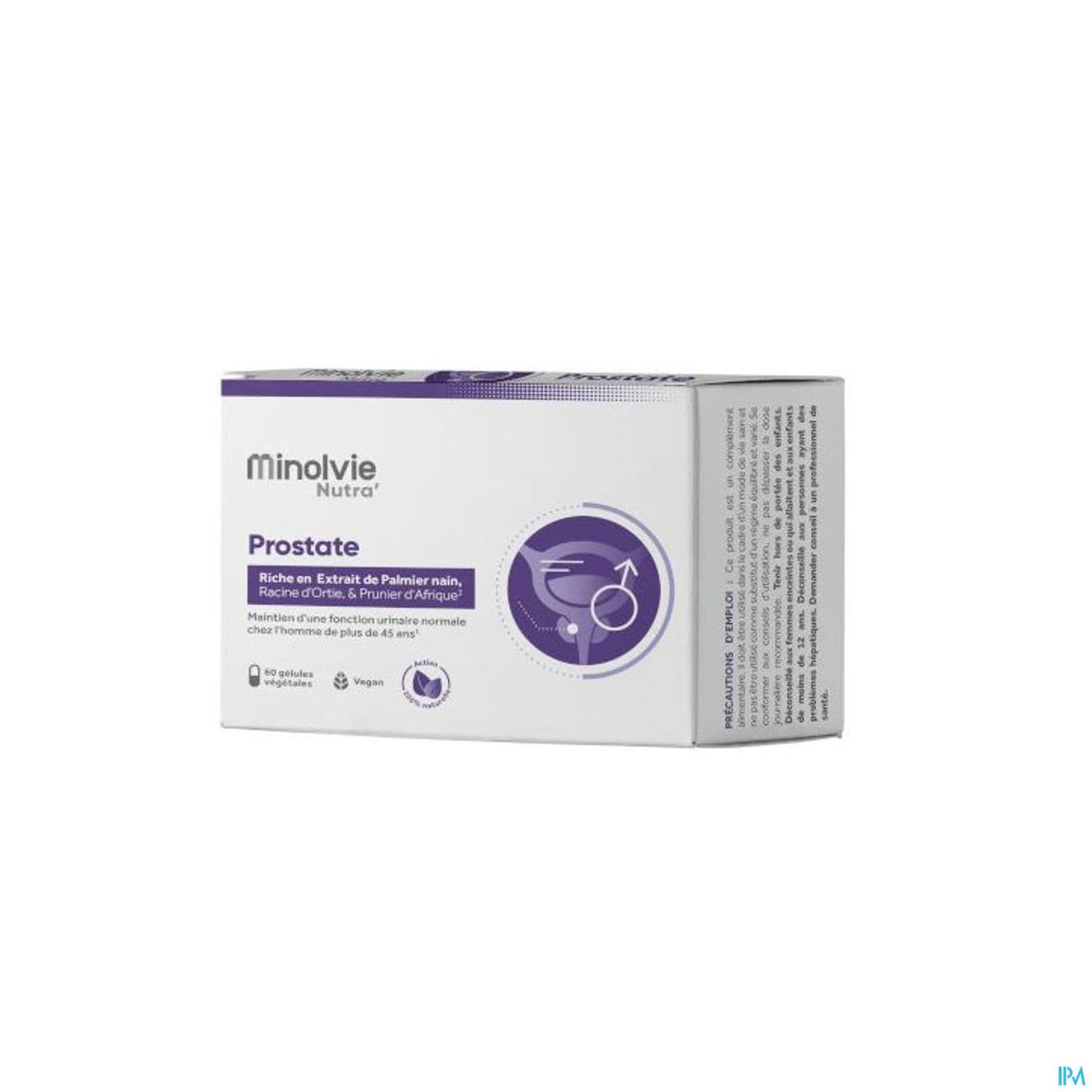 MINOLVIE NUTRA PROSTATE GELUL 60 — Pharmacie Lafayette Rueil