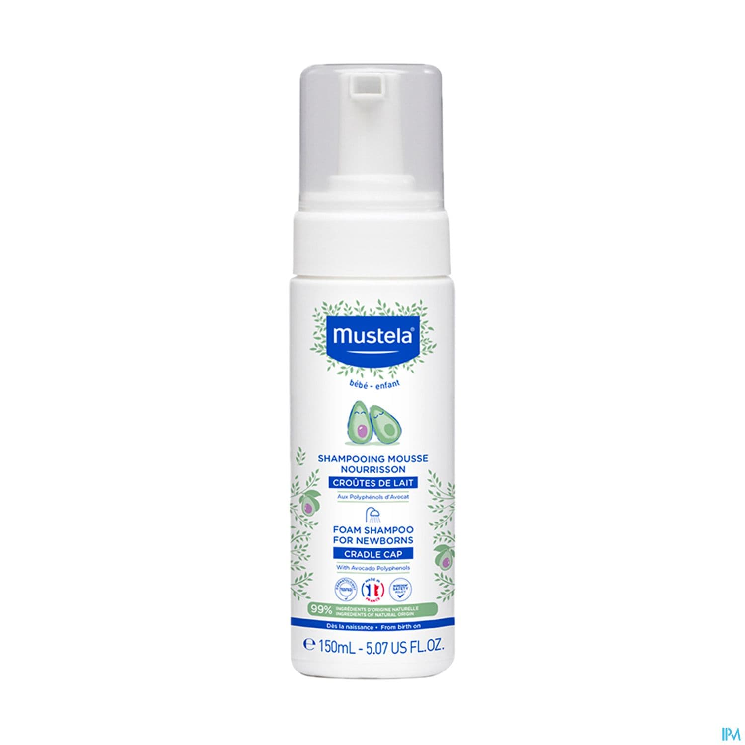 Mustela Bebe Enfant Shampooing Mousse Nourrisson 150ml — Pharmacie Pharmavance Escudier