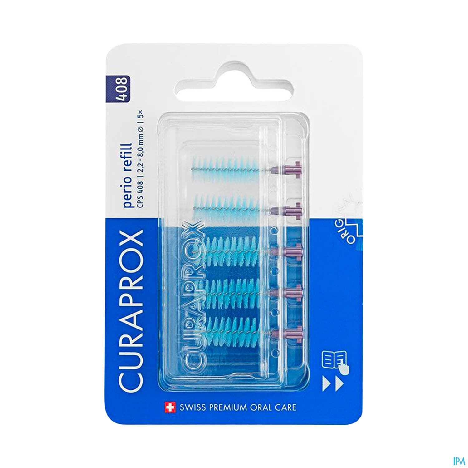 Curaprox Cps 408 Perio Recharge Brossette Interdentaire Violet 5 — Pharmacie Saint-Ferdinand