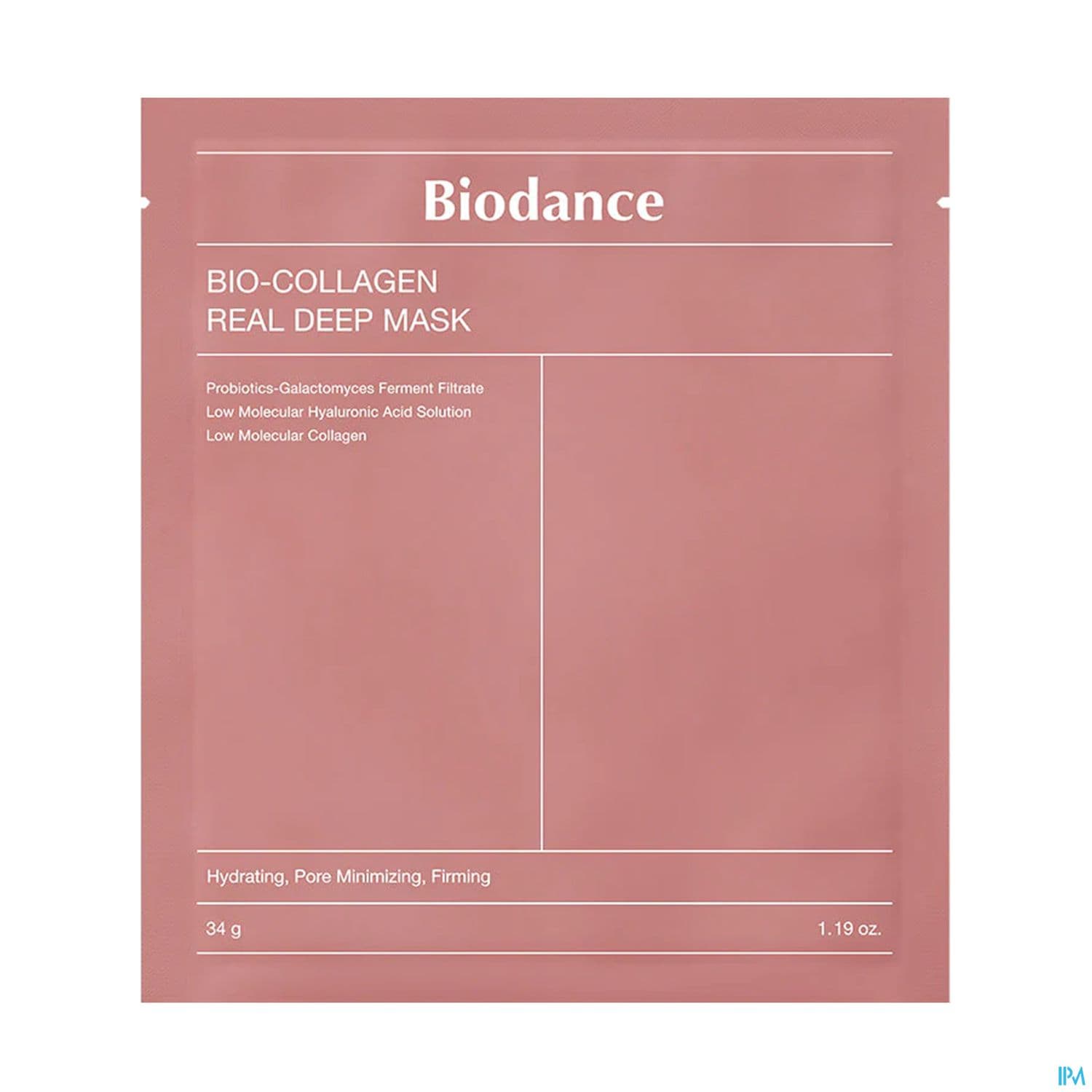 Biodance Masque Tissu Bio Collagen Real Deep Mask 34g