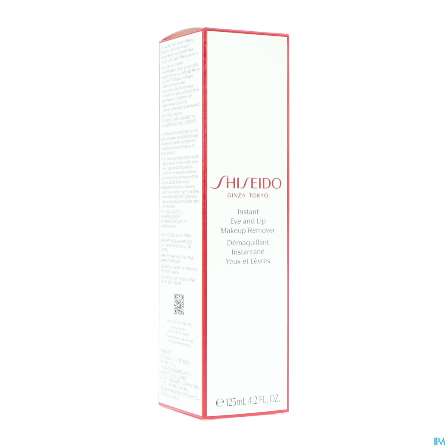 Shiseido Demaquillant Instantane Yeux Levres 125ml — Pharmacie Pharmavance Auteuil