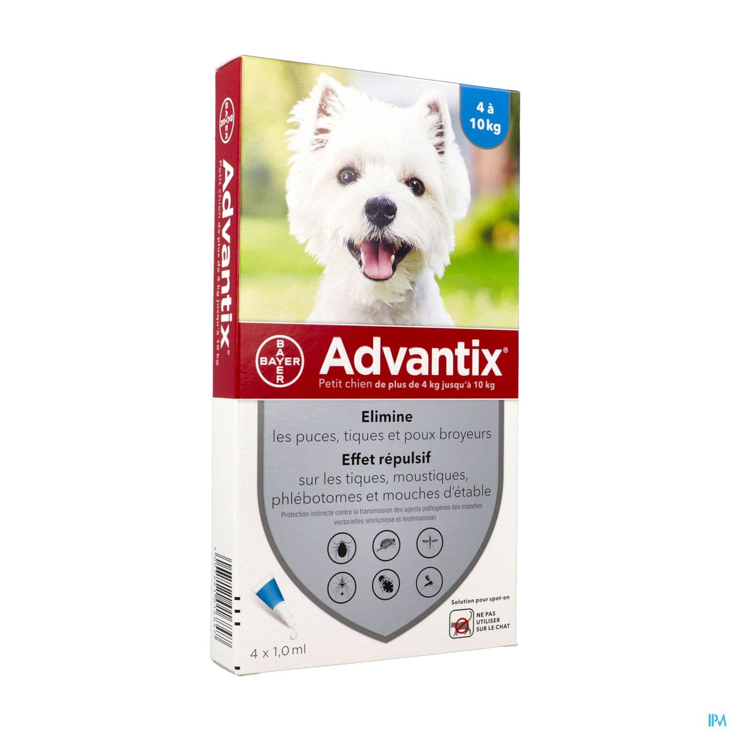 Advantix Chien Petit Spot On Solution 1ml 4 — Pharmacie Cannes Riviera