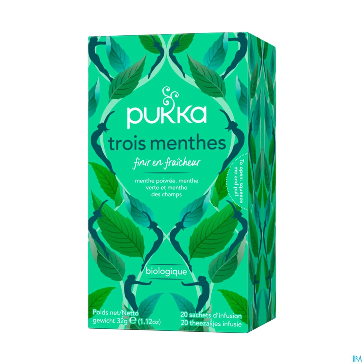 Pukka Infusion Trois Menthes Bio Sachet 20 — Aprium Pharmacie des Colonnes - M'Sika