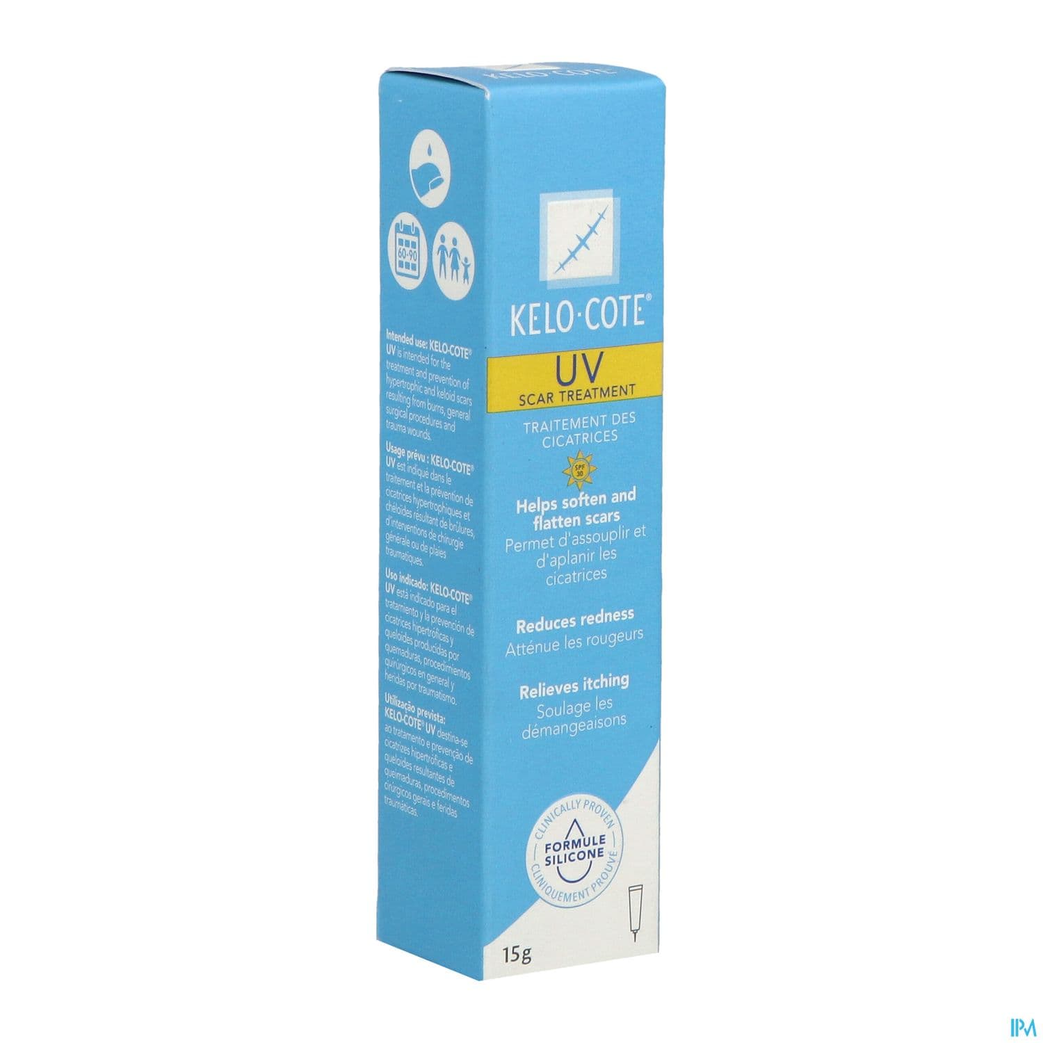 KELO-COTE UV GEL CICATRI SPF30 15G