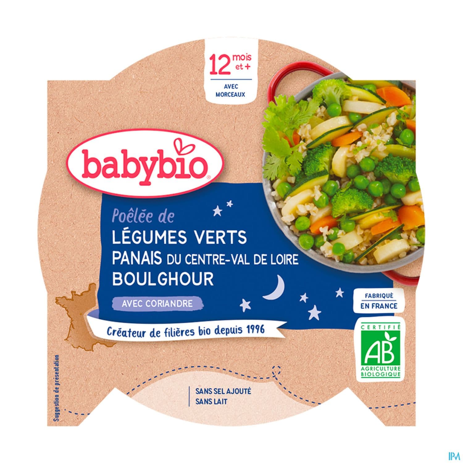 BABYBIO BON/NUIT LEG VERT PANAIS — Pharmacie du Grand Vitrolles