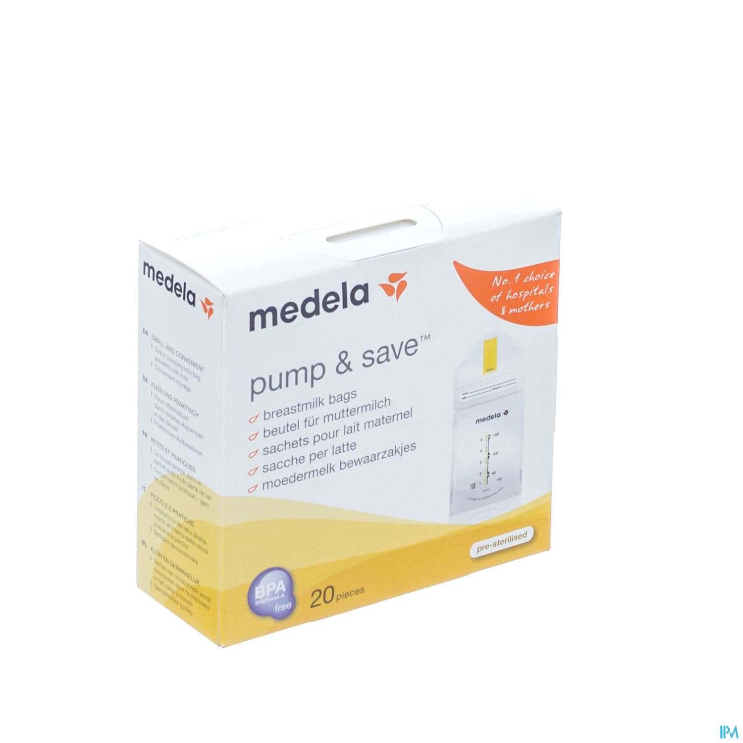 Medela Pump Save Sachet Lait Maternel Zip 20 — Grande Pharmacie de la Gare - Sartrouville