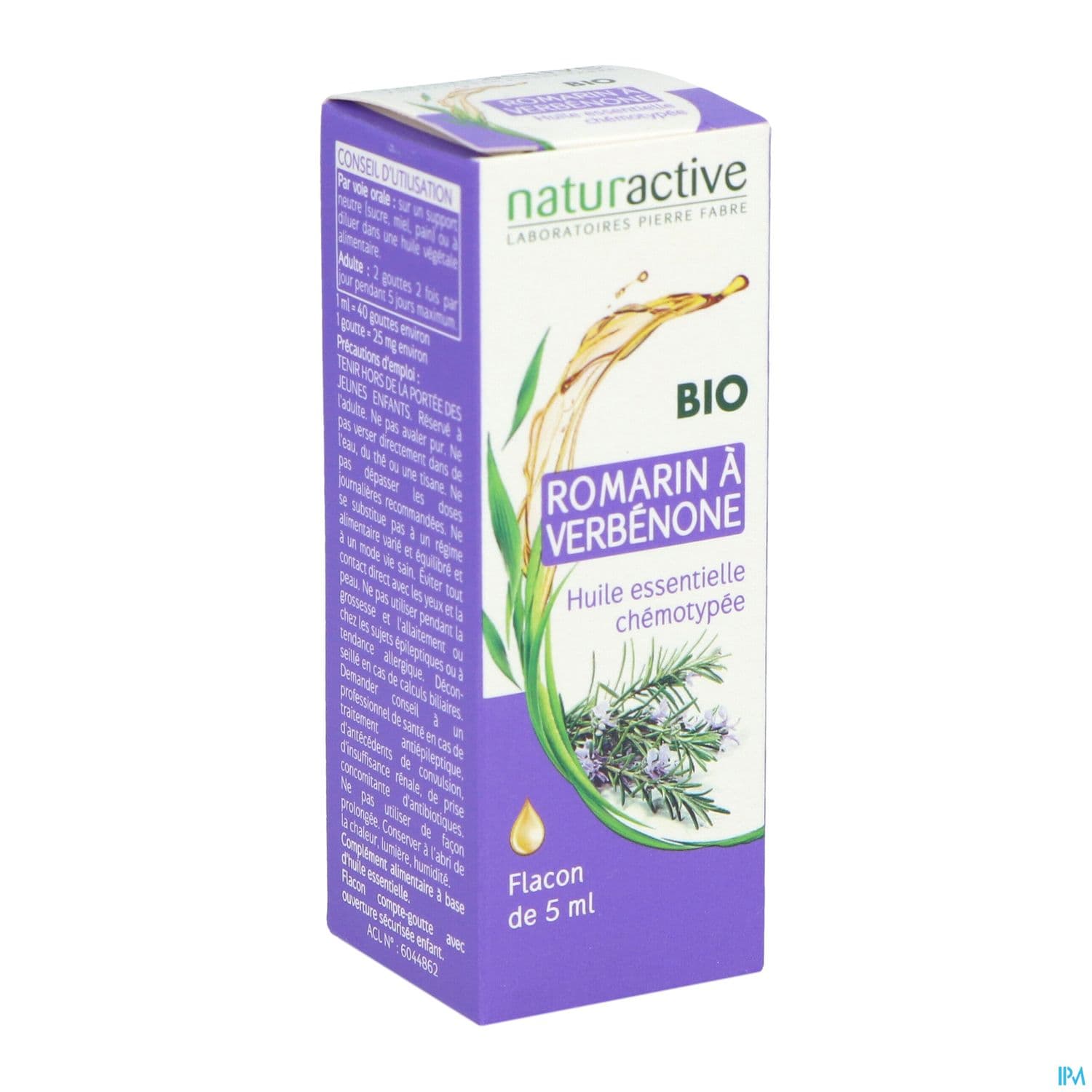 NATURACTIVE ROMAR VERB HE BIO 5ML — Pharmacie du Vieux Montreuil