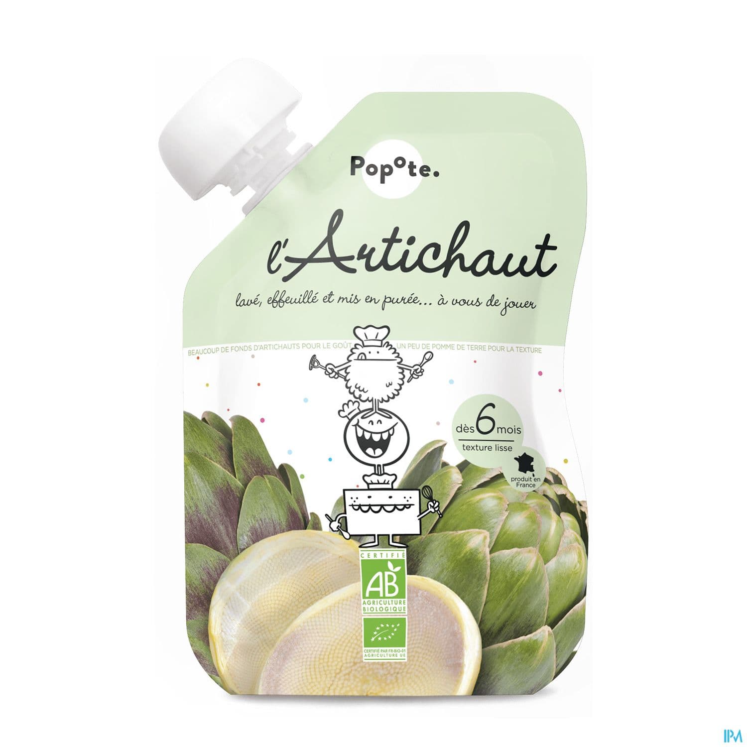 Popote Gourde Artichaut Bio 120g — Pharmacie du Mont Alban