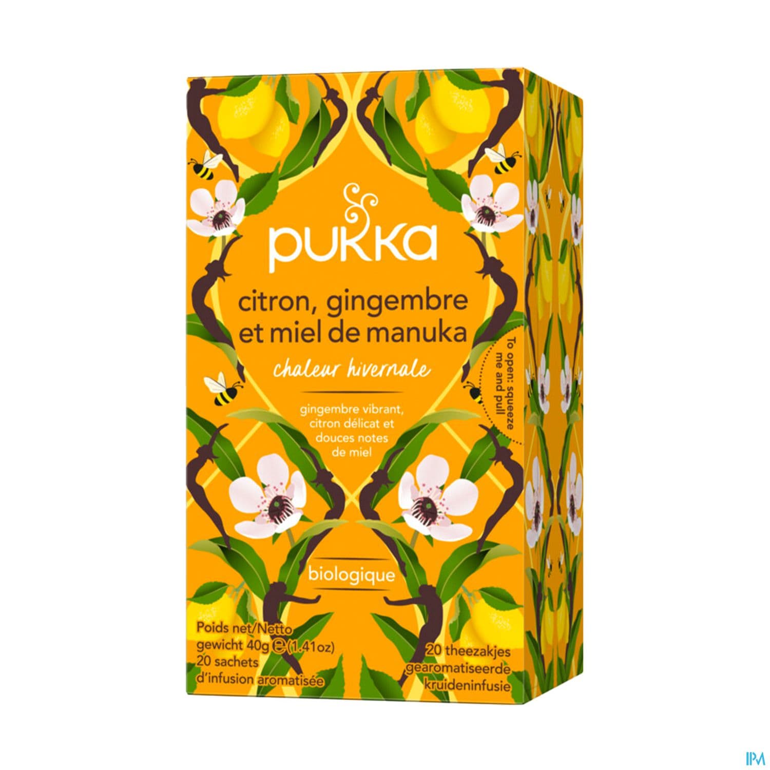 Pukka Infusion Citron Gingembre Miel De Manuka Bio Sachet 20 — Pharmacie des Antes by Nexum