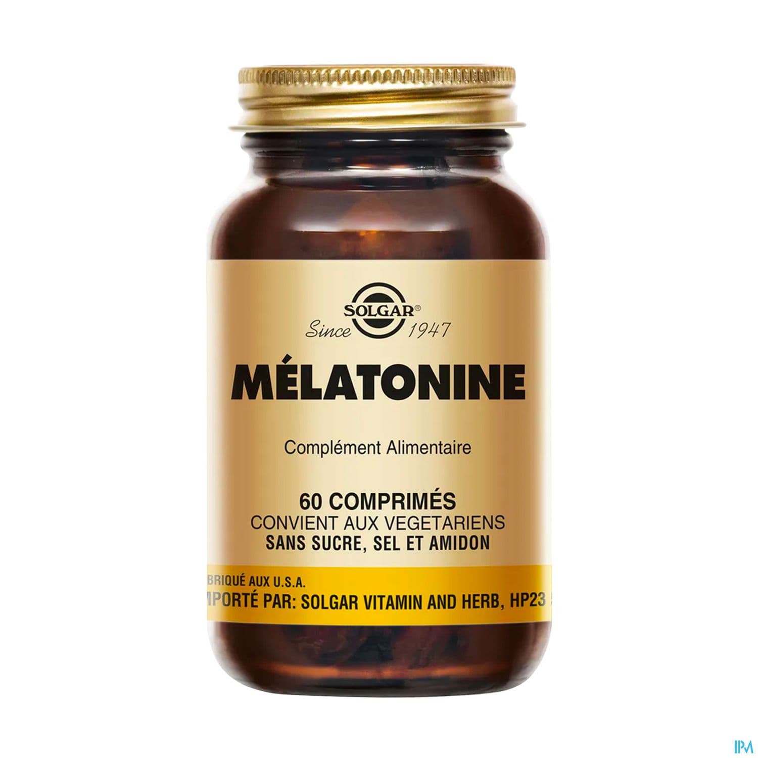 Solgar melatonine 1mg, 60 comprimés — Pharmacie Pharmagreen Boucicaut