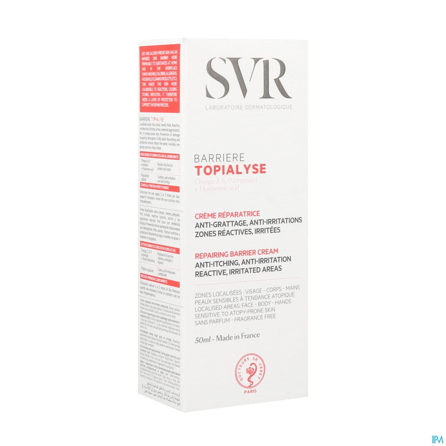 Svr Topialyse Barriere Creme Reparatrice 50ml — Pharmacie  Roquette Arles by Nexum