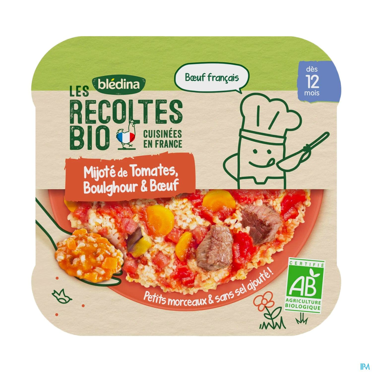 BLEDINA REC BIO TOM/BOUL/BOEUF230G — Pharmavance Clamart