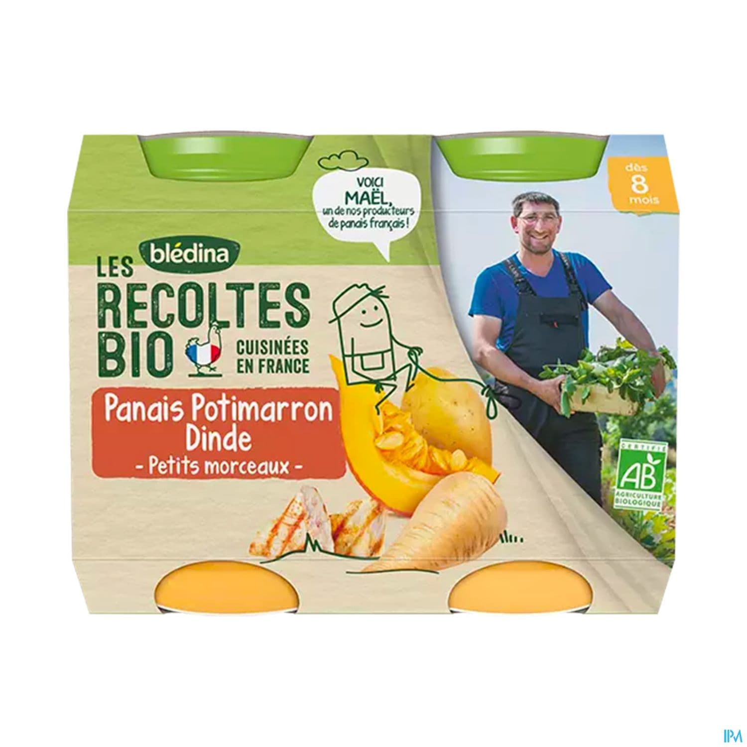 BLEDINA REC BIO PAN/POTI/DIN200GX2 — Pharmavance Clamart