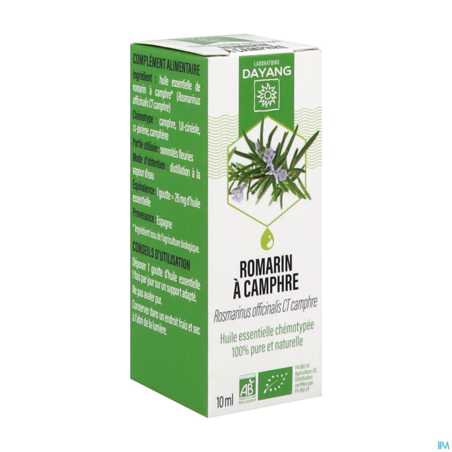 DAYANG ROMARIN CAMPH HE BIO 10ML — Pharmacie Boulogne Print
